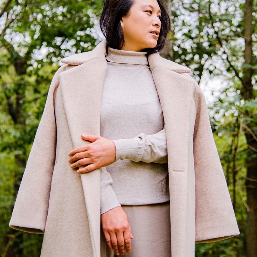 Aline Amari Chiara Longline Wool Coat